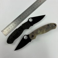 Kit EDC C223 D2 G10 Dual Collector conçu pour une utilisation quotidienne, avec une poignée ergonomique profilée et un clip de poche métallique intégré, OEM