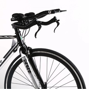 Bicicleta de Carretera con Cuadro de Acero Cromado 700C, Frenos de Disco Dobles, Horquilla Rígida, Llanta de Aleación de Aluminio, Estilo Moderno - Product Image 2