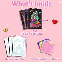 Kit de bricolage de princesse et de licorne amusant pour les enfants, idée créative, cadeau d'anniversaire et de Noël pour les enfants.