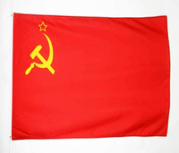 Drapeau officiel 3x5 urss, drapeau officiel, à Double fente, ne se décolore, Premium, perforé