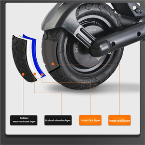 มอเตอร์ไร้แปรงถ่าน 800W แบตเตอรี่ลิเธียม รับน้ำหนัก 150 กก. ระยะทาง 40-60 กม. ความเร็ว 40 กม./ชม. กันน้ำ โครงอะลูมิเนียม สกู๊ตเตอร์พับได้ - Product Image 3
