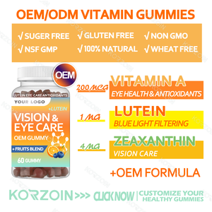 Suplemento de Proteção para Olhos, Visão e Cuidado Visual com Fórmula de Luteína e Mirtilo em Goma de Vitamina Natural Personalizada OEM - Product Image 2
