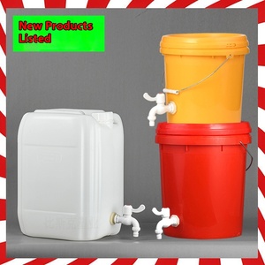 20L 25 lít nhựa vuông Thùng thực phẩm cấp xi lanh vòi <span class=keywords><strong>tap</strong></span> cho hộ gia đình nước rượu tắm tay xô ứng dụng - Product Image 3