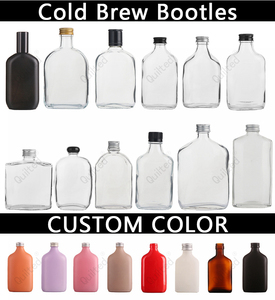 Hổ Phách Đen Rõ Ràng Thu Nhỏ Cổ Túi 50Ml <span class=keywords><strong>100Ml</strong></span> 200Ml 250Ml 500Ml Hip <span class=keywords><strong>Flask</strong></span> Cà Phê Whisky Chai Thủy Tinh Cho Rượu - Product Image 5