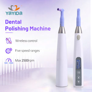 Macchina per Lucidatura Dentale Wireless Sistema <span class=keywords><strong>Air</strong></span> <span class=keywords><strong>Prophy</strong></span> 5 Velocità con 2 Testine Strumento per Pulizia e Sbiancamento Denti - Product Image 2