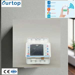 Ourtop <span class=keywords><strong>3</strong></span> phasetuya wifi thông minh Bi-directional năng lượng Power <span class=keywords><strong>Meter</strong></span> điện áp bảo vệ Relay hiện tại cho hệ thống quang điện - Product Image 2