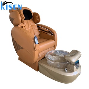 Kisen Luxury Manicure Pedicure Bench <b>Chair</b> <b>High</b> Back Throne White Spa Salon Equipment Modern Style <b>on</b> <b>Sale</b> - Product Image 3