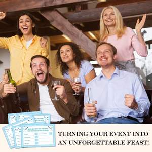 Baby Shower Friendly Feud Game Cards avec pour adultes Party Group Games Mère à Party Game Funny Trivia <span class=keywords><strong>Quiz</strong></span> Boy Party Favors - Product Image 4