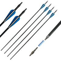 Puissante longue flèche de poisson pour la chasse en plein air accessoire de fronde en fibre de verre acier pour arcs classiques composés flèche d'arc de tir