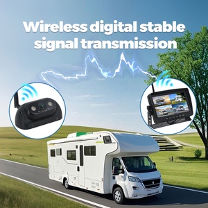 VD 1080P 145degree AHD AI BSD 4CH Wireless Security <strong>Camera</strong> System with Reverse &amp; Front Cameras 7-Inch <strong>Monitor</strong> Night View for RV - Product Image 6