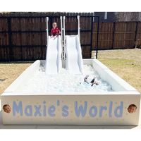 Fosse à balles en mousse pour les tout-petits Jeu doux pour les tout-petits aire de jeux Fosses à balles gonflables Piscine pour enfants Ensemble de jeux souples Fosse à balles