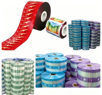 Film d'emballage alimentaire en plastique de qualité alimentaire, film d'emballage flexible, emballage alimentaire brillant, film multicouche en rouleau