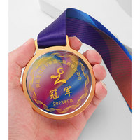 Médailles en cristal de haute qualité personnalisées pour le sport et la course à pied, trophées et médailles haut de gamme