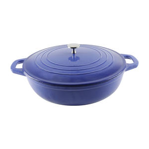 Nouveau design avancé ensemble de cuisson pré-assaisonné émail fonte four hollandais <span class=keywords><strong>creuset</strong></span> batterie de cuisine en fonte - Product Image 3