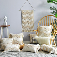 Taie d'oreiller pour canapé et salon, Style maison, à franges touffues, Style marocain, Offre Spéciale