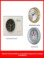 Chronomètres marins astronomiques, horloges de signalisation pour machines, inclinomètres sous-marins, horloges à quartz, horloge Yantai Chijiu