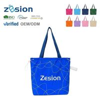 Sac fourre-tout en nylon personnalisé pour cadeaux d'entreprise, sac promotionnel pour salons professionnels, sac de conférence, sac de marché réutilisable, vente en gros OEM