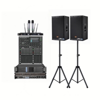 Système audio professionnel avec haut-parleur large bande de 15 pouces 500W pour club/salle de conférence/église