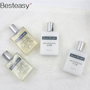 Hôtel cosmétiques commodités 45ml shampooing salle de bain voyage ensemble de fournitures 60ml lotion pour le corps - Product Image 5