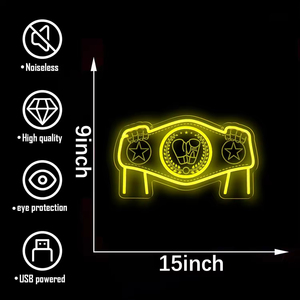 Étoiles LED, enseignes au néon, décoration murale en acrylique, salle de jeux pour enfants, chambre de garçon, chambre de homme, cadeaux de jeu pour hommes et garçons, indice de protection IP65 - Product Image 2