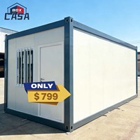 Maison conteneur autoportante et démontable pour l'Afrique du Sud - Design moderne, respirante et résistante au vent, idéale pour usage commercial