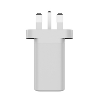 Chargeur OEM GaN 65W UK de haute qualité avec 1 port USB-A et 2 ports Type-C, adaptateur secteur rapide PD3.0 UKCA avec OTP OVP pour téléphone portable et ordinateur portable