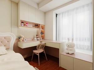 Design di Mobili in Legno per Cameretta <span class=keywords><strong>da</strong></span> Bambini con Letto, Scrivania, Libreria e Armadio Adatti alla Stanza dei Bambini - Product Image 2