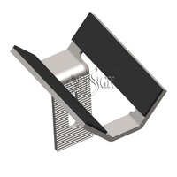 Crochet de fixation solaire en acier inoxydable pour système photovoltaïque, installation sur toiture métallique avec EPDM étanche, certifié CE