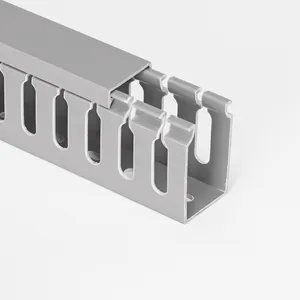 CableTrunking 50*50 Slotted Type High Quality Cable Channel Wiring Duct CE RoHS ISO 9001trunking pvc