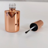 Échantillon Gratuit – Flacons Cylindriques Vides en Verre de 15 ml pour Gel Polish, avec Bouchon à Vis, Sérigraphie, Marquage à Chaud, pour Rouge à Lèvres, Huile à Ongles, OEM
