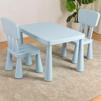 Ensemble table et chaises pour enfants en plastique de haute qualité, respectueux de l'environnement, pour l'école, le parc, l'intérieur de la maternelle