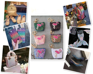 Many Colors Eco-Friendly PU <strong>Leather</strong> with Chunky Glitter <strong>for</strong> Bags Shoes Upholstery &amp; Curtain <strong>DIY</strong> Decor Hairbow Accessories - Product Image 5