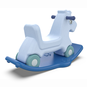 ABST plastik HDPE anak kuda goyang hadiah perosotan mainan balita anak laki-laki & perempuan <span class=keywords><strong>3</strong></span> in 1 PE uniseks plastik sepatu kuda permainan anak-anak ABST-Y02 - Product Image 2