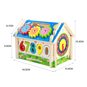 Montessoei multifunción <span class=keywords><strong>de</strong></span> madera, casa <span class=keywords><strong>de</strong></span> <span class=keywords><strong>juguete</strong></span> para niños - Product Image 3