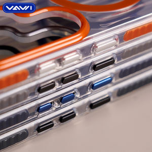 वावी बी 337 शॉकप्रूफ पीसी हार्ड केस नालीदार पारदर्शी चुंबकीय फोन केस के लिए नालीदार पारदर्शी चुंबकीय फोन केस - Product Image 3