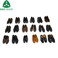 Chaussures en cuir usagées, chaussures d'occasion, Kampala Ouganda, pour hommes, adultes, lots de chaussures en caoutchouc, fournisseur de chaussures pour hommes aux Philippines, 25 kg/balle