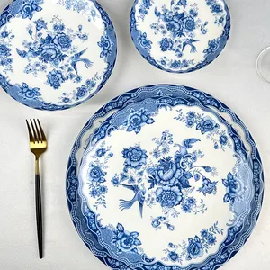 Assiettes de cuisine design pour restaurant ensembles de vaisselle tournesol ensemble de vaisselle