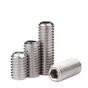 M3 M4 M5 Nickel Plated Carbon Steel Set Screw Grade 12.9 DIN 916-1980 Headless Stop Screw For Construction Industry - Product Image 3