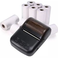 Printer Thermal Mini Portabel Nirkabel 58mm Android dengan 300dpi 32MB USB BT HCC-T12