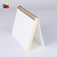 Bloc-notes spirale B5 7,1x10 pouces, lot de 2, papier pointillé épais 100 g/m², 80 feuilles par bloc, couverture imprimée CMJN, option cadeau personnalisable