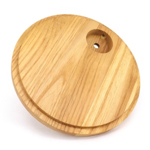 ขายส่งฐานโคมไฟไม้ทรงกลมพร้อมโลโก้พิมพ์ด้วยเลเซอร์อุปกรณ์เสริมแสงสําหรับโคมไฟตกแต่งบ้านรุ่นผลิตในเวียดนาม - Product Image 3