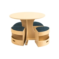 Ensemble table et chaise en bois massif de haute qualité pour enfants, table d'étude Chiquitos, table de jeu pour enfants, fournitures de maternelle