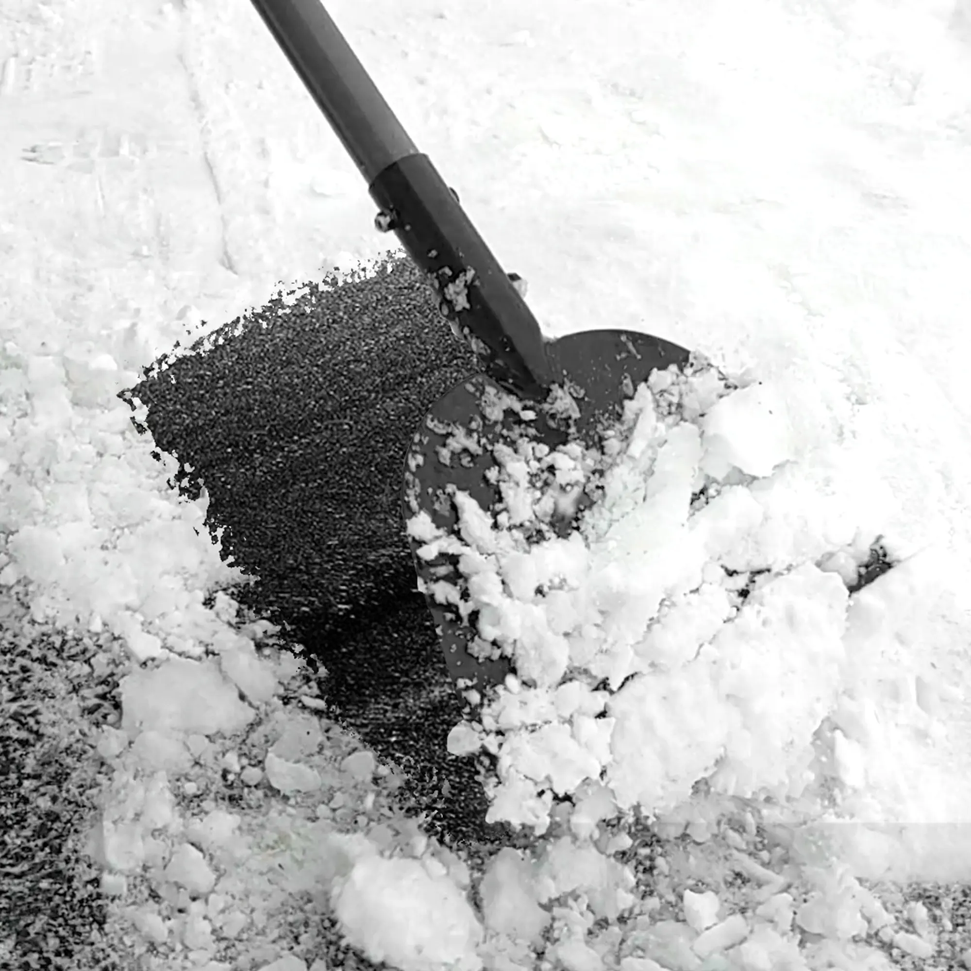 Koop-Wens Hoogwaardige Buiten Multifunctionele Sneeuwschep Platte Schop Met Lange Roestvrijstalen Handgreep Sneeuwverwijderaar Ijsschep