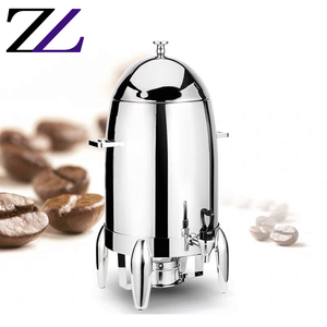 Café thé au lait chaud distributeur de boissons en acier inoxydable doré poignée et support mini carburant d'eau de table café distributeur - Product Image 2