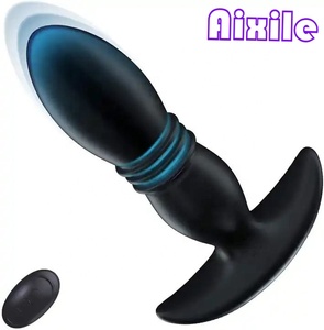 Massaggiatore Prostatico con 15 Modalità di Vibrazione e Spinta, Vibratore per Adulti, Giocattolo Sessuale, Plug Anale con Telecomando, Vibratore Punto G - Product Image 1