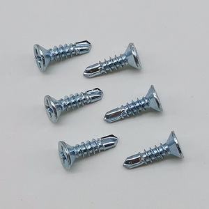 Self Drilling Self Tapping <b>Flat</b> Head <b>Screws</b> 4x16 Metric Right Hand Thread For Metal Grade A Iron Material - Product Image 1
