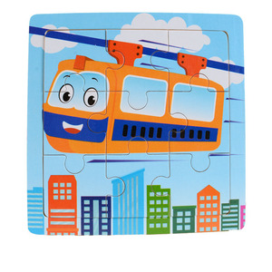 Puzzle Kayu Datar Bergambar Kartun untuk Anak Usia 2-7 Tahun - Product Image 5
