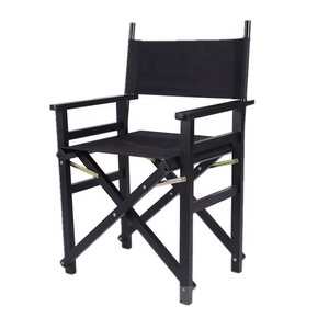 Muebles de Jardín de Madera de Haya y Pino Tradicionales de Lujo, Sillas Plegables de Director con Respaldo Sólido y Tela Oxford Cómoda para Interiores - Product Image 1