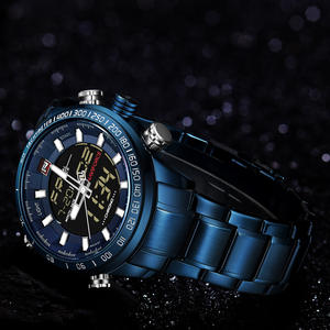 นาฬิกาข้อมือผู้ชาย <span class=keywords><strong>NAVIFORCE</strong></span> รุ่น <span class=keywords><strong>9093</strong></span> นาฬิกาสปอร์ตอเนกประสงค์ ระบบดิจิตอลและควอตซ์ ตัวเรือนสแตนเลส - Product Image 3