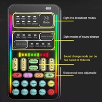 Carte son portable pour ordinateur mobile, mini changeur de voix, enregistrement de chant K, changeur de voix sans fil, vente chaude